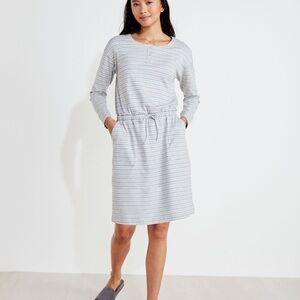 Haven Well Within Organic Cotton Interlock Stripe Dress S
